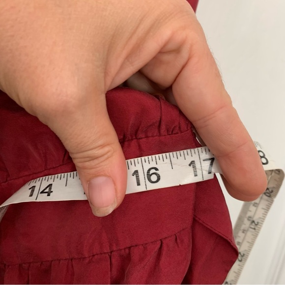 Free People 100% Silk Burgundy Sleeveless Jumpsuit - Picture 12 of 14